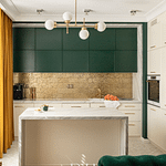 kuchnia_zielen_zloto realizacja projektu sesja zdjęciowa